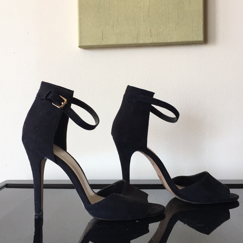 Aldo High Heel Black Shoes Suede 6 / 36